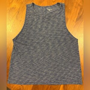 Blue Sleeveless Tank Top